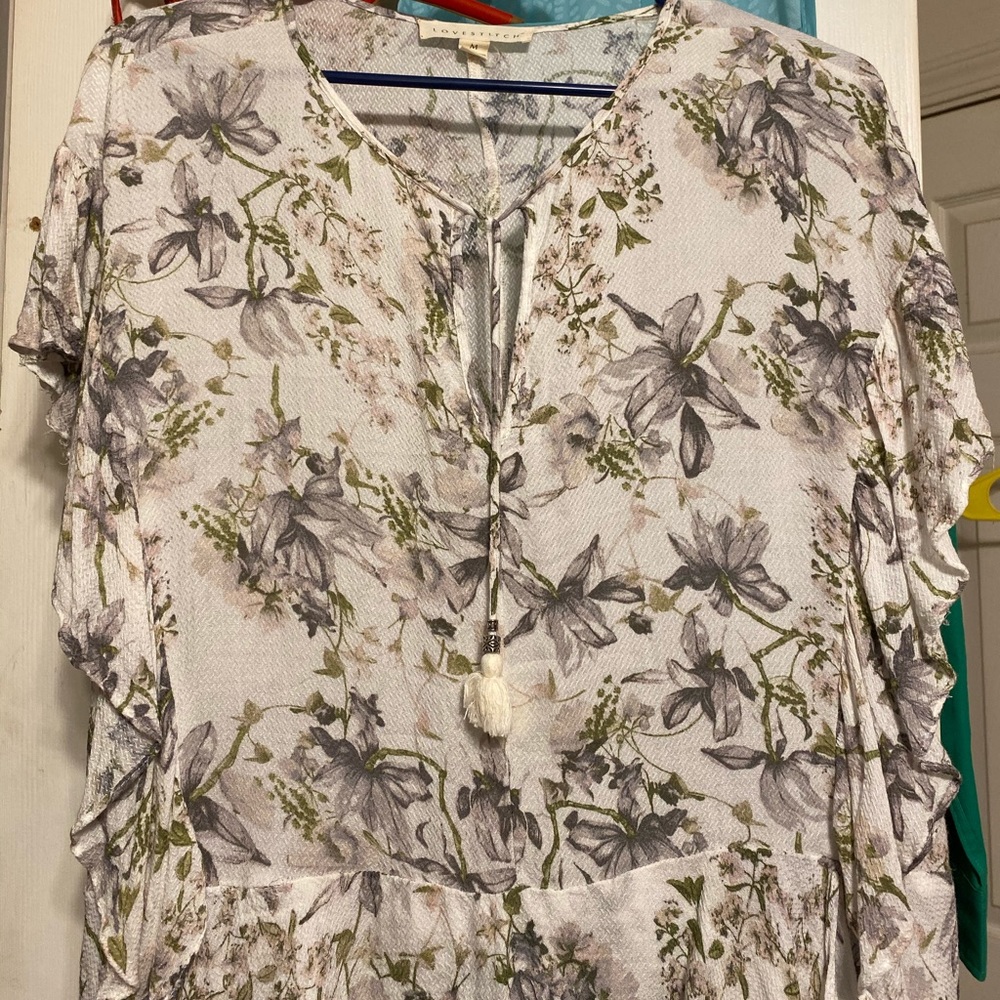 Floral Print Blouse